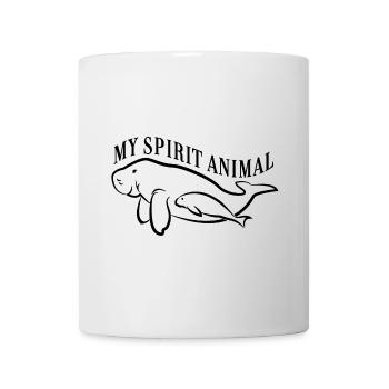 I love Dugongs Manatees my spirit - Mug - white - Front