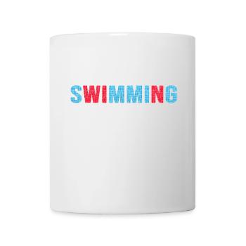 Swimmer wins swimming competition Sport Swimming - Mug - white - Front