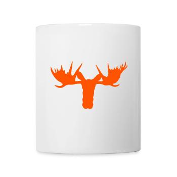 Elchkopf – Majestät der skandinavischen Wälder - Tasse - Weiß - Vorne
