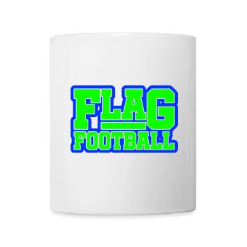 Joueurs de flag-football - Mug blanc - blanc - Devant