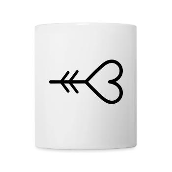 Heart Arrow - Mug - white - Front
