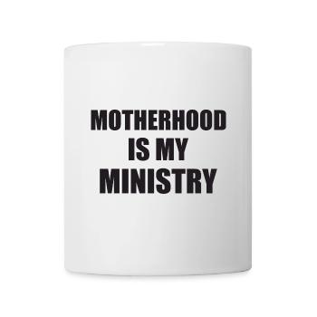 La maternité est mon ministère - Mug blanc - blanc - Devant