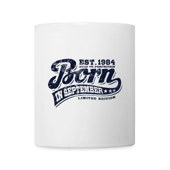 Born in September 1984 - Geburtstag - Geschenk - Tasse - Weiß - Vorne