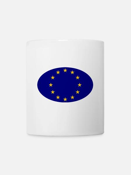 Autocollants pour l’Europe - Mug blanc - blanc