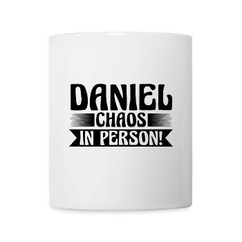 Prénom Daniel - Mug blanc - blanc - Devant