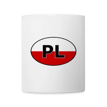 L’autocollant pour la Pologne - Mug blanc - blanc - Devant
