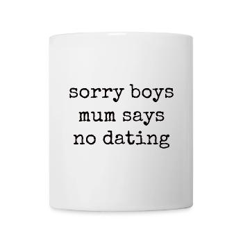 Sorry Boys annonce de grossesse - Mug blanc - blanc - Devant