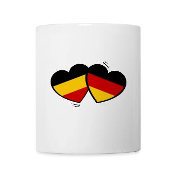 L’amitié germano-belge - Mug blanc - blanc - Devant
