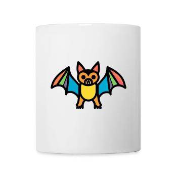 Bat Halloween Symbol Funny - Mug - white - Front