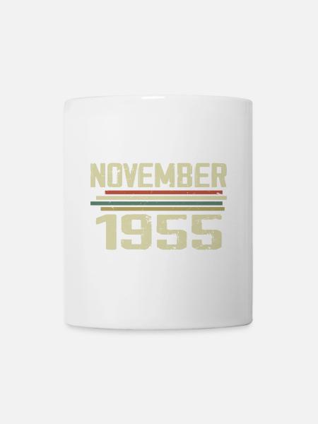 Millésime Novembre 1955 vintage rétro Novembre 1955 - Mug blanc - blanc