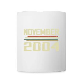 Millésime Novembre 2004 Millésime rétro Novembre 2004 - Mug blanc - blanc - Devant