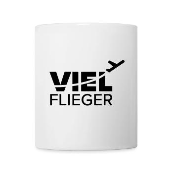 Vielflieger - Tasse - Weiß - Vorne