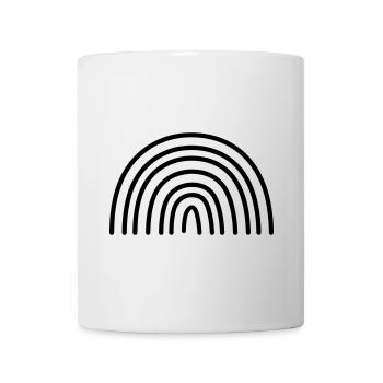 Arc en ciel - Mug blanc - blanc - Devant