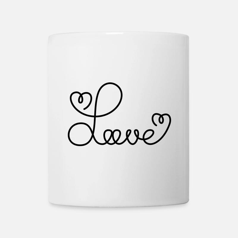 Love - Tasse - Weiß
