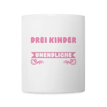 Mama Von 3 Kindern - Tasse - Weiß - Vorne