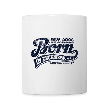 Né(e) en Décembre 2006 - Anniversaire - Cadeau - Mug blanc - blanc - Devant