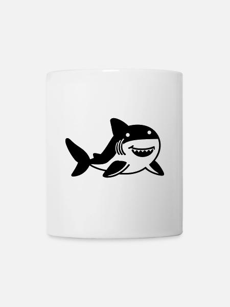 Pescecane - Tazza - bianco
