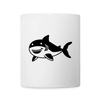 Requin - Mug blanc - blanc - Devant