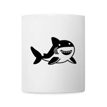 Requin - Mug blanc - blanc - Devant
