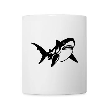 Requin - Mug blanc - blanc - Devant