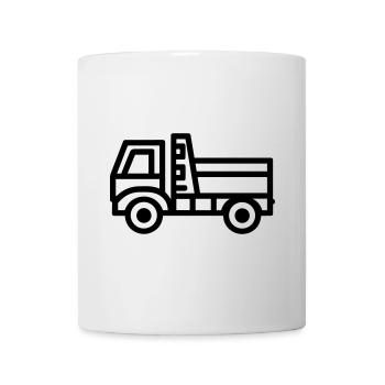 Lkw - Tasse - Weiß - Vorne