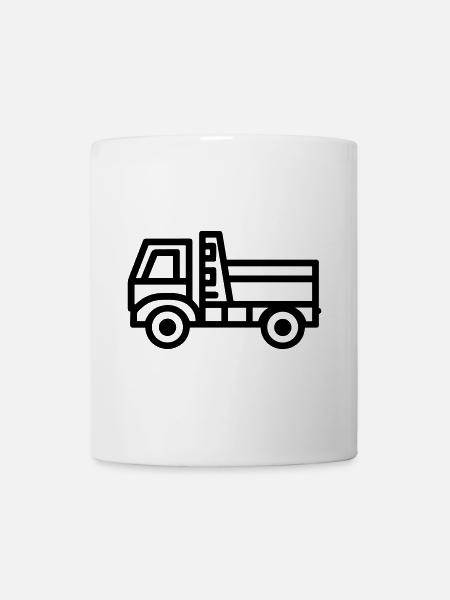 Lkw - Tasse - Weiß