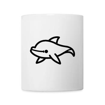 Delfin - Tasse - Weiß - Vorne