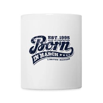 Born in March 1995 - Birthday - Gift - Mug - white - Front