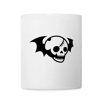 Tête de mort - Mug blanc - blanc - Devant
