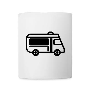 camping car - Mug blanc - blanc - Devant