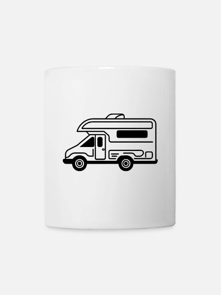 Wohnmobil - Tasse - Weiß