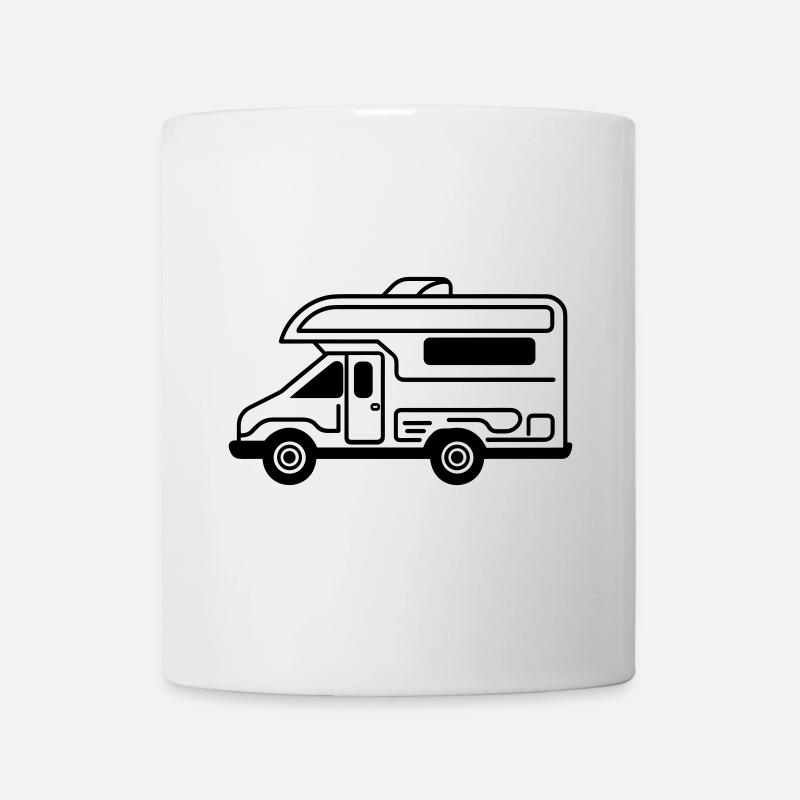 Wohnmobil - Tasse - Weiß