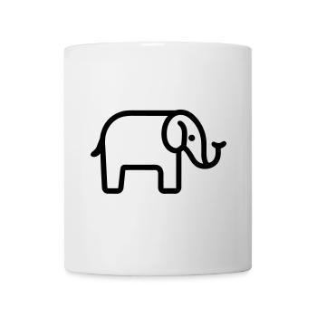 Elephant - Mug - white - Front