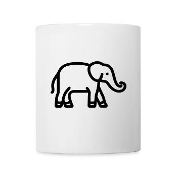 Elephant - Mug - white - Front