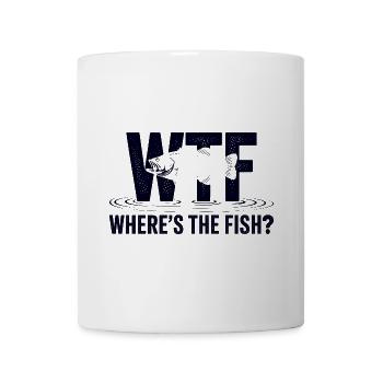 Wtf Where Are The Fish Humor Fishing - Mug - white - Front