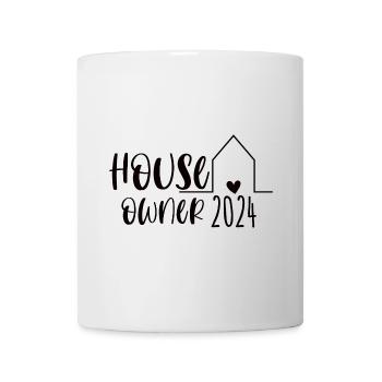 Houseowner 2024 – Eigenheim Umzug Traumhaus - Tasse - Weiß - Vorne