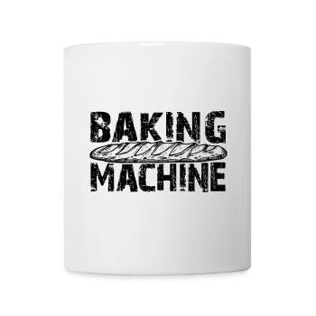 I bake my own bread - funny baking motif - Mug - white - Front