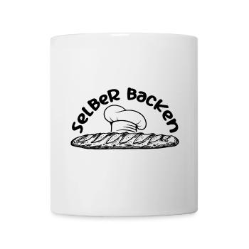 Selber backen Brot backen - Tasse - Weiß - Vorne