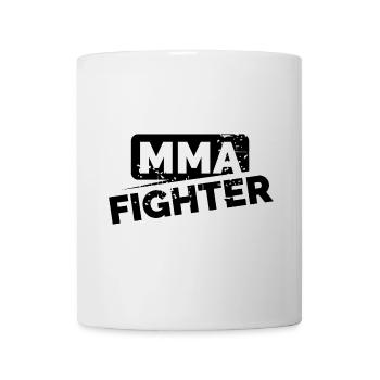 MMA Fighter Martial Artist Gym Training Logo Graphic - Mug - white - Front