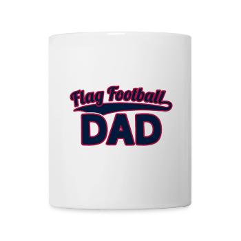 Flag Football Dad - Vater - Mug - white - Front