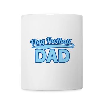 Flag Football Dad Vater - Mug - white - Front