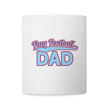 Flag Football Dad - Vater - Mug - white - Front