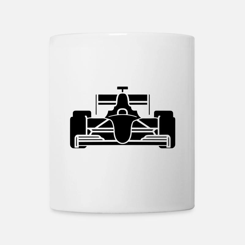 Rennwagen - Tasse - Weiß
