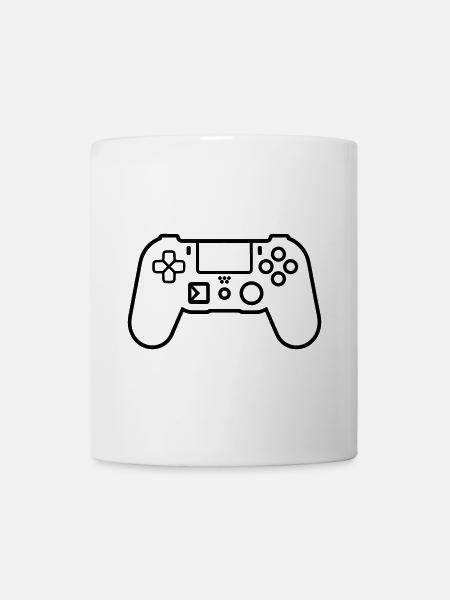 Videospiel-Controller - Tasse - Weiß