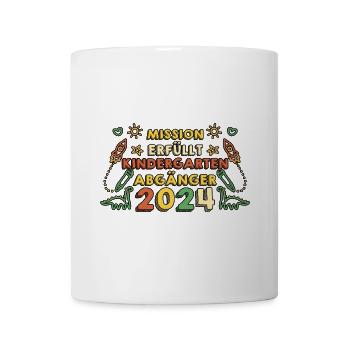 1st class school child beginning of school kindergarten day care E - Mug - white - Front