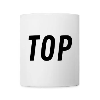 Top or Bottom - Mug - white - Front