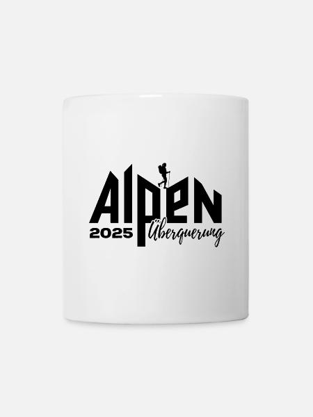 Alpenüberquerung Alpen Überquerung 2025 Wandern - Tasse - Weiß