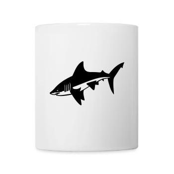 Requin - Mug blanc - blanc - Devant