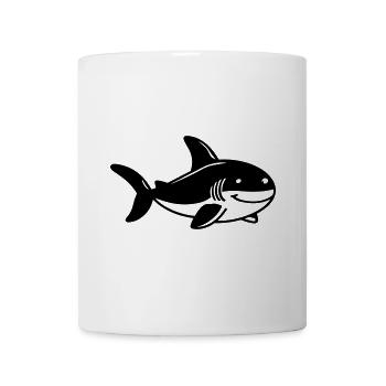 Requin - Mug blanc - blanc - Devant
