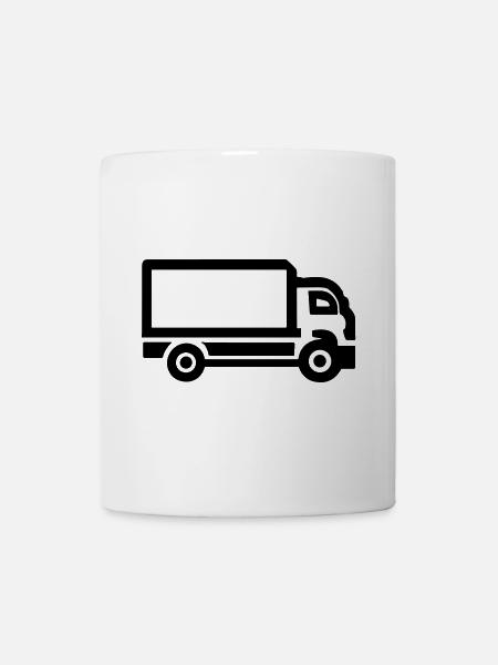 Lkw - Tasse - Weiß